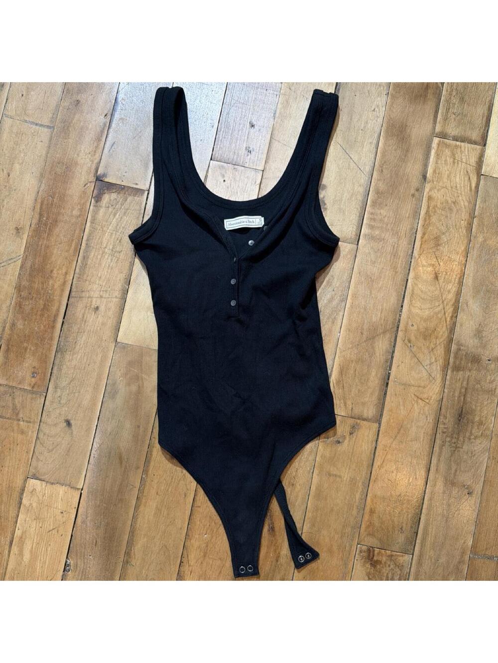 Abercrombie & Fitch Women's Black Bodysuit
